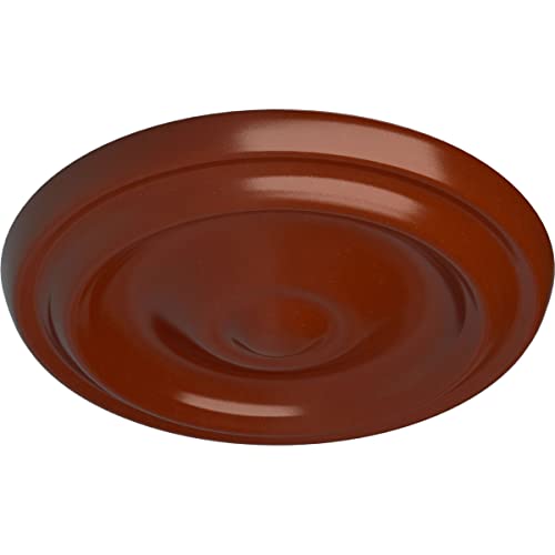 Image of 9 5 /8 inchOD x 1 1 /8 inchP Maria Ceiling Medallion (Fits Canopies up to 1 3 /4 inch), FireBrick