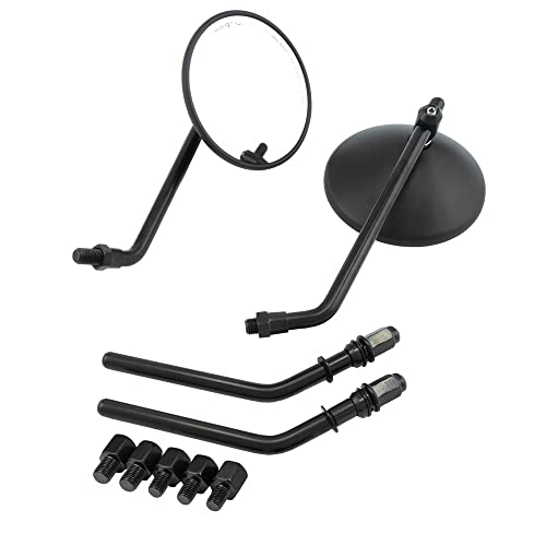 HARLEY-DAVIDSON バイクミラー Amazon | バイクミラー 10mm 8mm 正ネジ 逆ネジ付き ハーレー