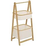 SPÉCIFICATIONS : Dimensions totales : 45L x 35l x 98H cm; Charge max. recommandée : 10 kg (au total), 5 kg (panier); Assemblage requis