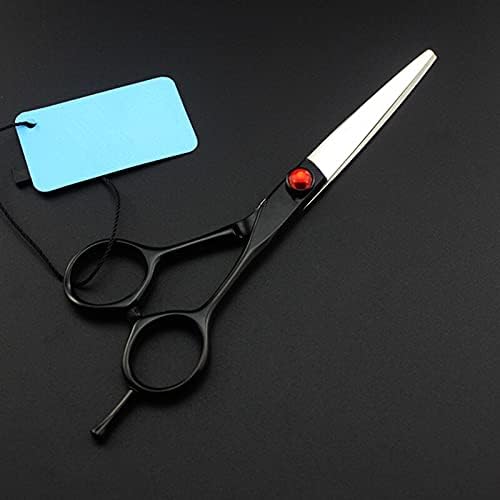 Hair Cutting Scissors, Professional japan 440c 6 inch black cut cutting barber haircut thinning shears hairdressing scissors BY