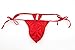 IPHREECO Men's Side Tie Underwear Bikini Thongs G String Adjustable T Back Underwear Swimwear Silky Bulge Pouch Panties