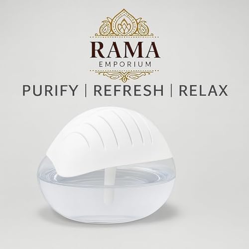 Image of Portable 3-in-1 Air Purifier, Aroma Diffuser & Air Humidifier with 1.5L Water Tank - Electric Revitalizer for Fresh Air & Fragrance at Home, Office, Bedroom & Spa (White)