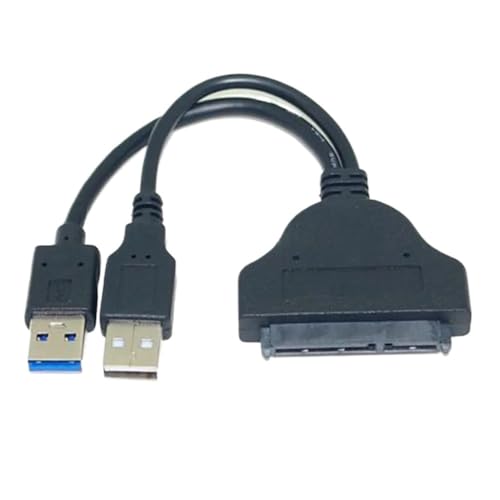 Adaptador USB 3.0 a SATA 22P para disco duro 2.5 pulgadas miniatura 2