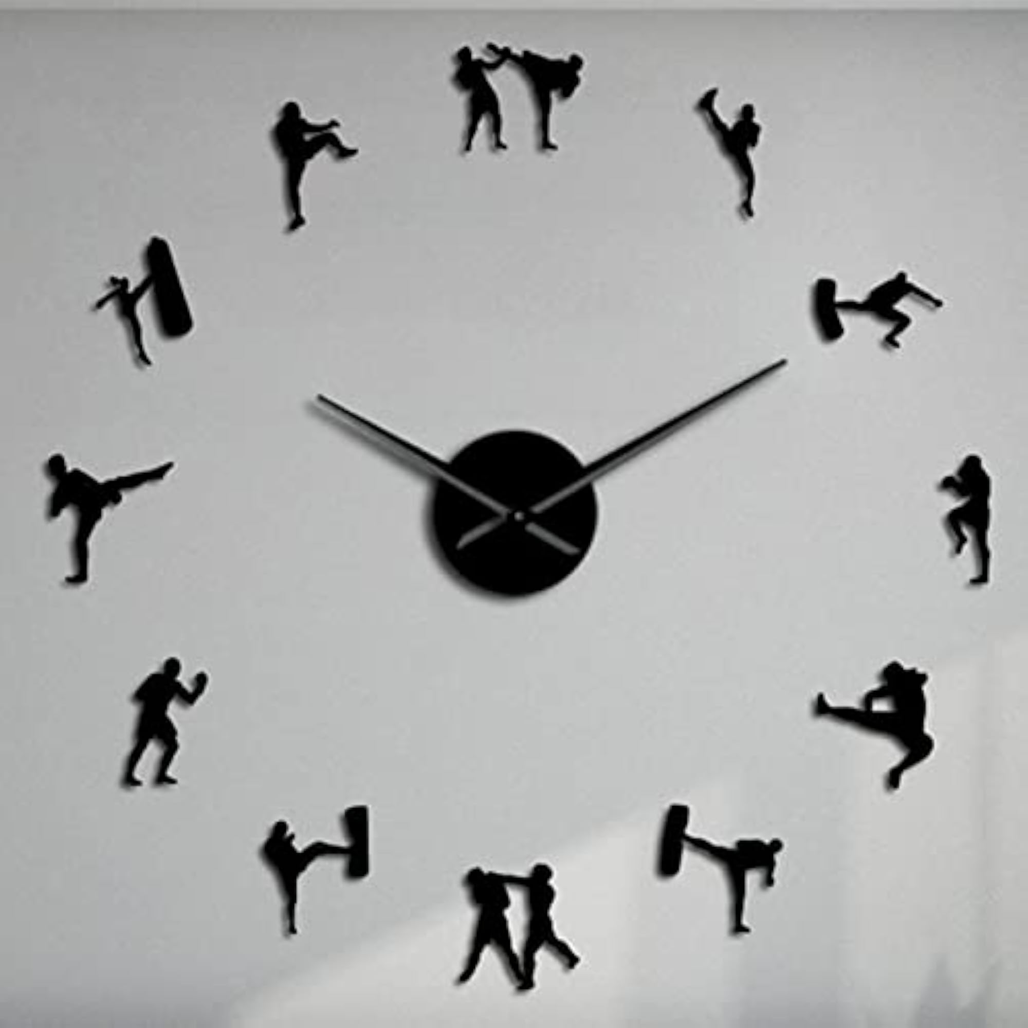 Large 3D Wall Clock for Office & Home Decoration