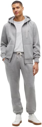 Tommy Hilfiger Herren Essential Fleece Drawstring Jogginghose, Medium Grey Heather, M – Ansicht 4
