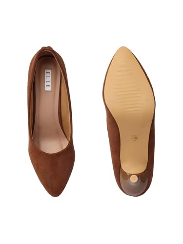 Image of ELLE Women Pointed Toe Stiletto Heel Slip-On Pumps