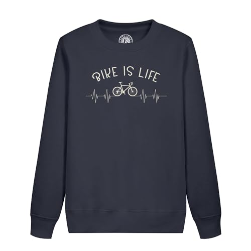 Sweatshirt enfant Bike is Life en coton pour cyclisme et VTT