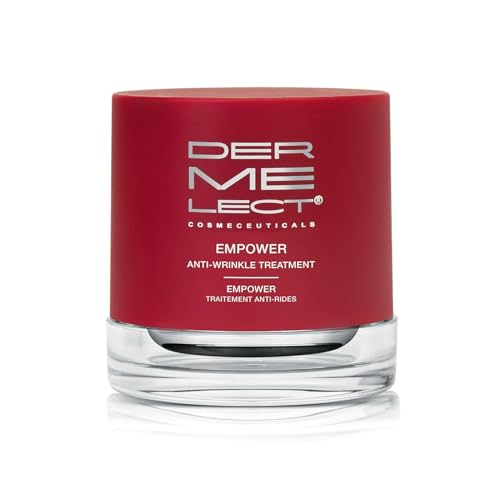Dermelect Empower Anti-Wrinkle Treatment for Face - Anti Aging Cream with Peptides, Collagen, Ceramides Retinol, Hydrating Smoothing for Fine Lines Wrinkles Dryness Elasticity 1 oz