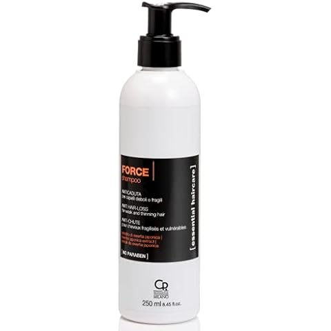 Essential Haircare - Force Shampoo - Professional Anti-hair Loss Treatment for Weak and Fragile Hair of Men and Women - 250 ml Cover