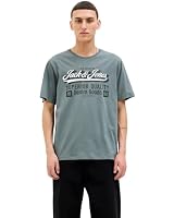 JACK & JONES Herren 5er-Set T-Shirts in verschiedenen Styles, Prints und Farben aus Baumwolle (Regular Fit Mix 13, M) – Ansicht 2
