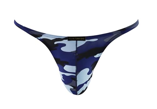 Men's Fashionable Camouflage Color Underwear Soft Lightweight Low Rise Briefs Underpants YY2201