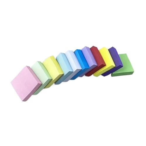 Notes adhésives couleur en lot de 11 paquets soit 1100 feuilles pour l'organisation de bureau