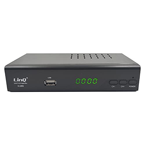 【 Canale di TV locale gratuito】:Decoder digitale terrestre con sintonizzatore T2 H.265 HEVC, campatibile H.264,compatibile con il prossimo standard di diffusione del segnale televisivo.