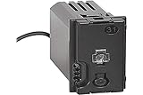 tomacorriente bticino modus plus doble blanco 10a Marca: Bticino Living Now Módulo para toma de corriente