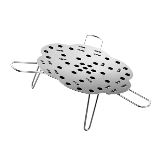 mioosho Vaporera multifuncional de acero inoxidable 304 resistente para insertar utensilios de cocina para huevos y pudines