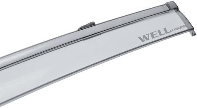 WellVisors Window Visors Wind Deflectors Compatible with Toyota 2020-2026 Corolla Sedan with Black Trim Rain Guards 3-847TY058