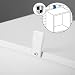 Casaria® Bücherregal mit 4 Fächer 106x30x30cm Kippschutz Bodenschoner 40kg Belastbarkeit Wohnzimmer Schlafzimmer Büro Regal Standregal Würfelregal Weiß
