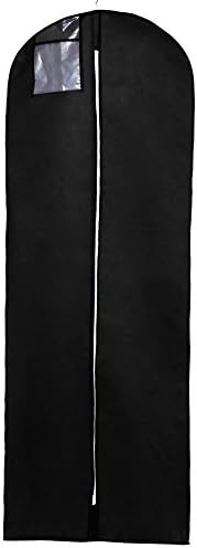 HIMRY Breathable Wedding Gown Dress Garment Clothes Cover Bag 70" Long Zip, for Wedding Dresses, evening dresses, dresses, suits, coats, jackets, trousers and longer clothes, with POCKET, KXB103 red