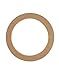 QWORK Wooden Speaker Spacer Rings, 4 Pcs 6.5