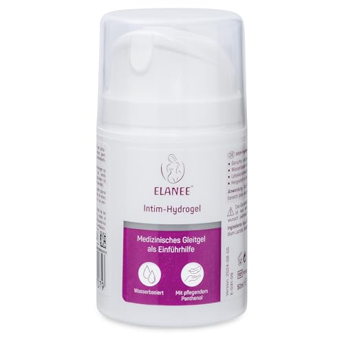 ELANEE Intim-Hydrogel, auf Wasserbasis, mit pflegendem Panthenol, medizinisches Gleitgel, 50 ml (707-00)