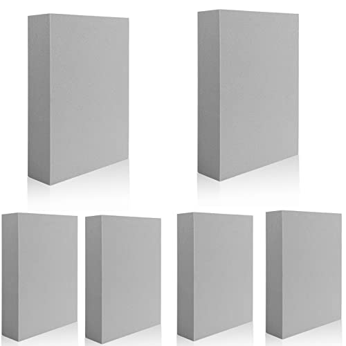 Aselected 6er-Pack Schaumstoffblöcke 30x30x2 Cm – Weiß, Polystyrol, Leicht Schneidbar – Ideal Für Basteln, Modellbau, DIY & Blumenarrangements