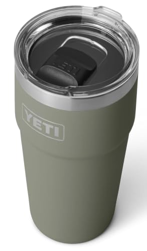 YETI Rambler 20 oz (591 ml) Stackable Cup, Pampa Green