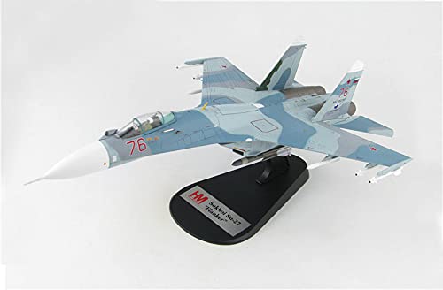 Amazon.com: Hobby Master Su-27SM Flanker B Mod. I Red 76, Russian