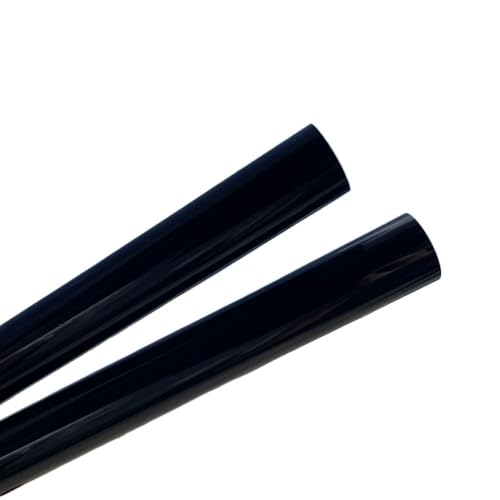 Tiges rondes en acrylique noir 12mm barre plexiglas cylindrique transparent 20cm