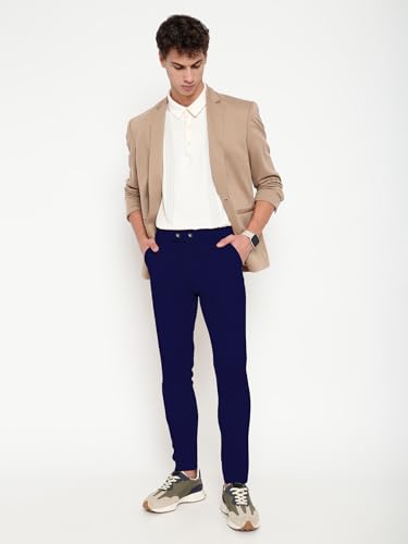 Image of Men's Trouser II Men's Regular Casual Pants II Men's Regular Fit Casual Trouser (Trousers-121)
