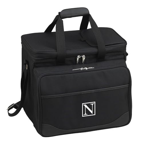 Picnic at Ascot Personalized Monogrammed Equipped Picnic Cooler for 4 - Designed and Assembled in California