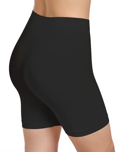 Image of ZENUTA Slip Shorts for Women Under Dresses, Seamless Anti Chafing Summer Biker Shorts