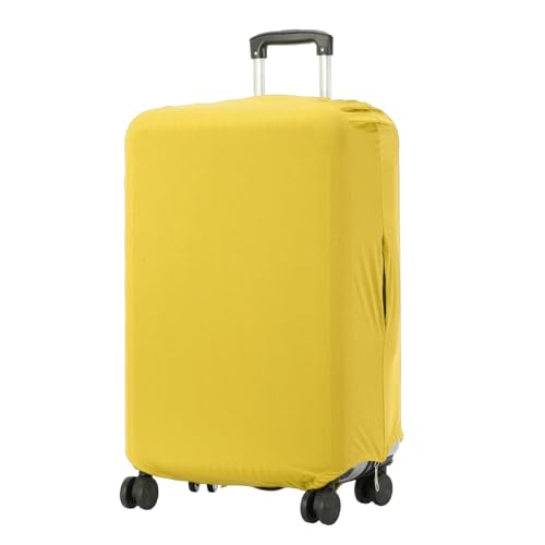 uxcell Luggage Cover for Suitcase Protector, Fit 26-28 Inch Luggage Elastic Suitcase Cover Scratch-Resistant Covers for Travel Business Trips, Yellow (L)