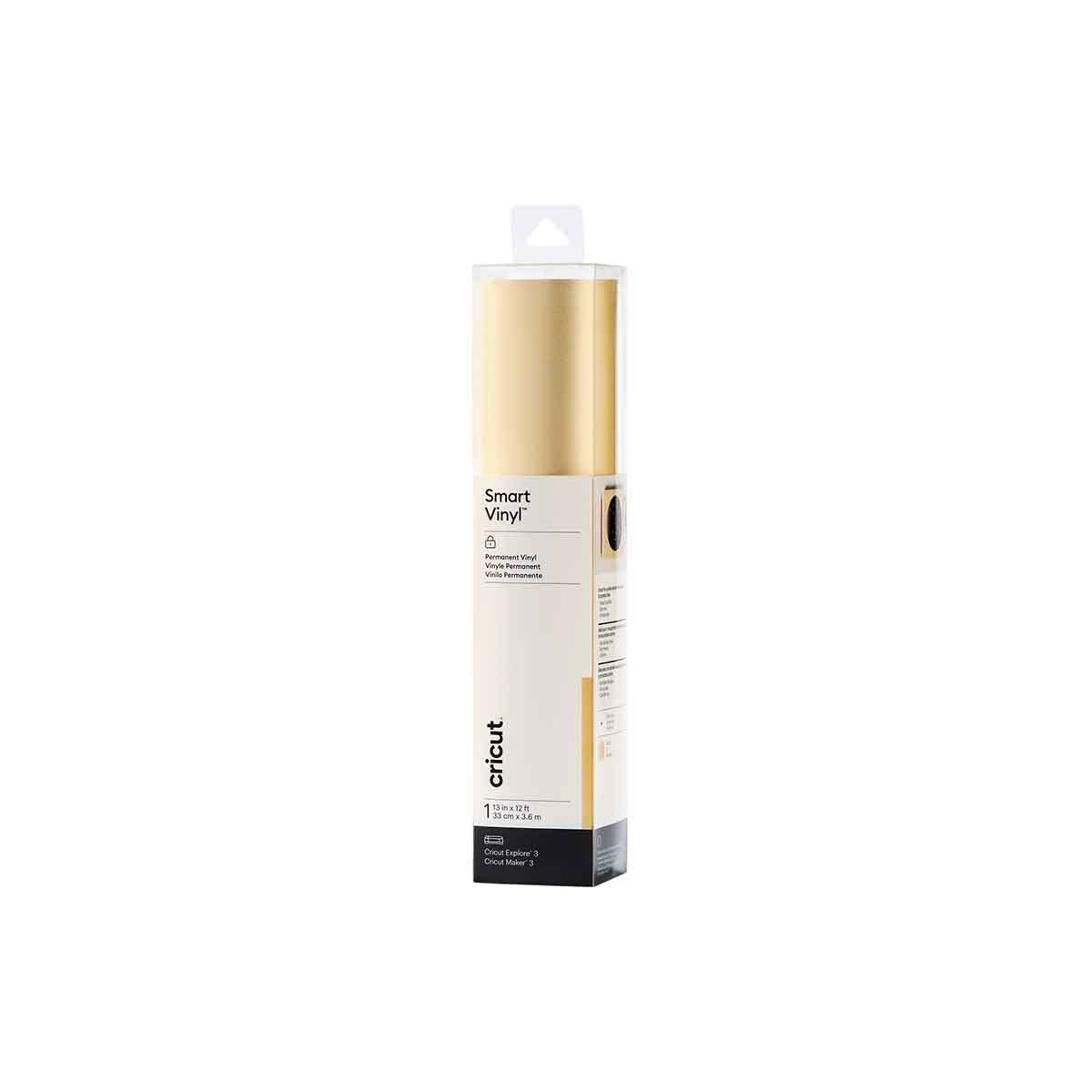 Cricut Smart Vinyl Shimmer – Permanent (3.6 m), Gold