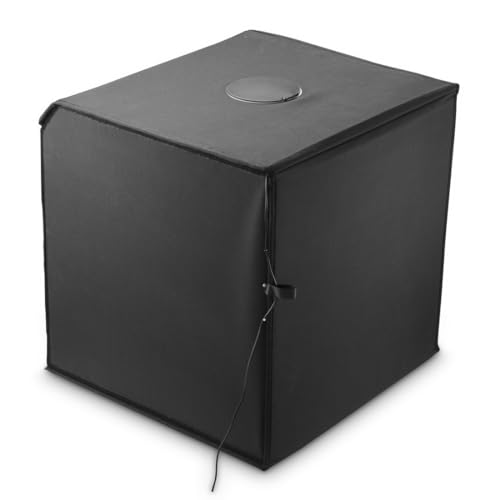Hama Fotobox, 50x50 cm (Fotostudio, Mini Fotostudio, Lichtbox, Light Box, Light Box mini, White Box, Greenscreen, Lichtzelt, Fotow&uuml;rfel, f&uuml;r Produktfotografie, Influencer Zubeh&ouml;r, mobil, faltbar) wei&szlig;