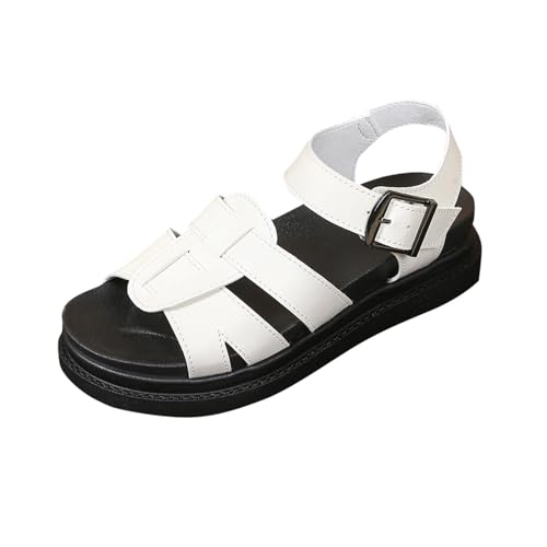 Sandales de plage femme confort sangle boucle talon épais été