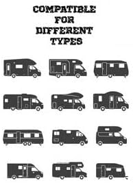 Replacement RV Blue Retro line Stripes Graphics Stickers Decals for Class C Motor Homes image 5