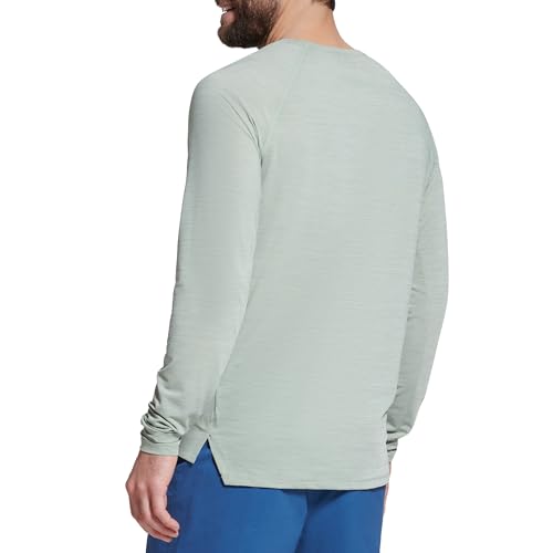 BASS OUTDOOR Men’s Lightweight Long-Sleeve Pullover – Easy-Care Crew Neck, Seagrass4