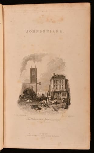 Johnsoniana or Supplement to Boswell: Being, An... B000NYCC72 Book Cover