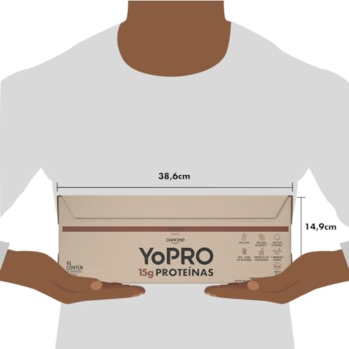 Pack YoPRO Bebida Láctea UHT Chocolate 15g de proteínas 250ml - 24 unidades