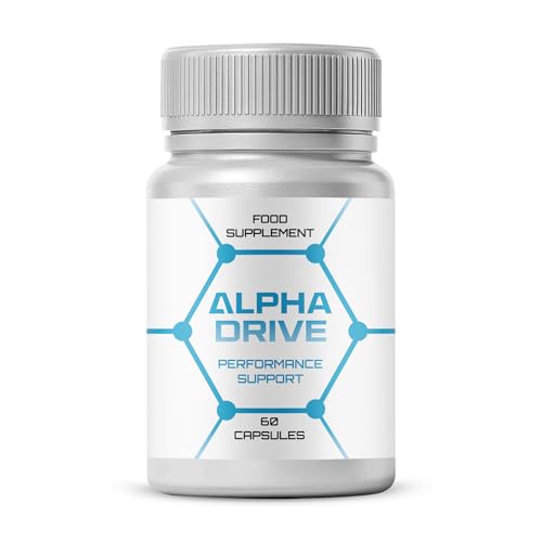 Alpha Drive Performance - Energy Stamina & Vitality Support Supplement - Natural Formula for Active Lifestyles - 60 Capsules 1 Month Supply