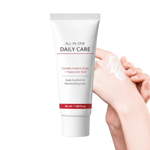 Crema Para La Piel | 50 Mililitros Natural De Absorción Rápida,Crema Hidratante Corporal De Textura Ligera Para Mujeres,Para Hombres Mujeres Y Uso Diario Con Propiedades Calmantes Y Suavizantes