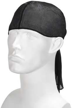 BLACK Sport Durag close fitting rag