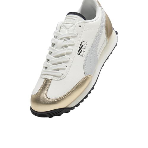 PUMA - - Junioren Easy Rider Mixed Metals Schuhe, Kolorit Warm White/Gold/Glacial Gray/Bla, GröÃŸe: 36 EU