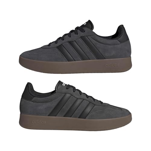 Adidas Men's Barreda, Grey/Black/Gum, 8.5 by adidas - Image 6