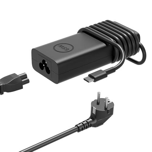 SLRIOYS 65W USB-C Cargador Compatible con DELL Inspiron 5482 5582 7390 7440, Pro 13 14 16, XPS 13 12 14, Chromebook 3100 5190, Latitude 7400 7410 7440 7320 3410 3420 5430 5420 9420 Laptop Cargador