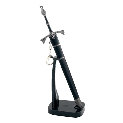haobook Réplica de la Espada Dark Sister de Got de Metal Completo de 8,7 Pulgadas con Soporte de exhibición Tridimensional Figura de acción colección de Juegos decoración de Escritorio Suministros