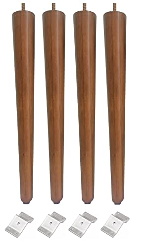 Pé Palito 70cm Amendoa Marrom Claro + Chapinha Inclinada Suporte (4)