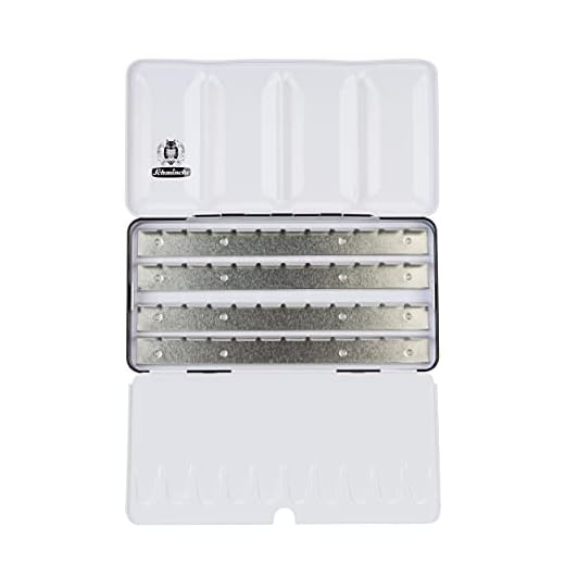 Schmincke HORADAM acuarela vacío cacerola juego de pintura para 24 full-pans o 48 half-pans, 1 cada (74948097)