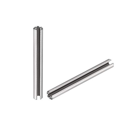 uxcell Slotted Spring Pin M2 x 20mm 304 Stainless Steel 20Pcs