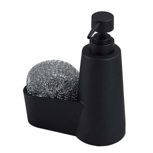 Artibetter キッチン用ソープディスペンサー スポンジホルダー付き 製 密封設計 食器用洗剤台所用洗浄液配器 多機能収納ラック付き 浴室 洗面